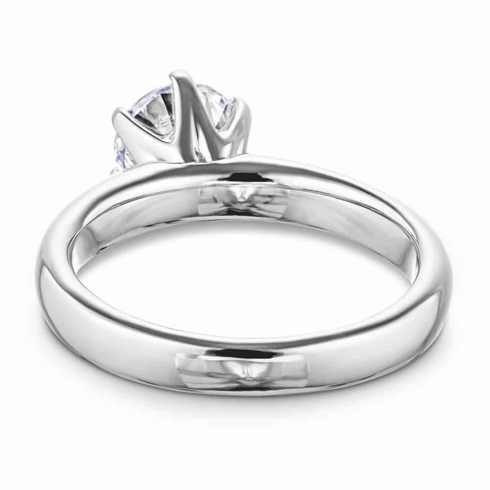 Ava Round Lab Grown Diamond Six Prong Solitaire Engagement Ring Daily Motion Refined Flow