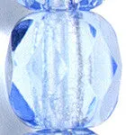 Evil Eye Hamsa Hand Charm Faceted Glass Bead Bracelet