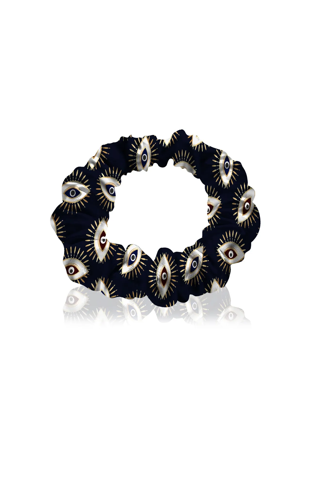 Evil Eye Printed Hair Scrunchies