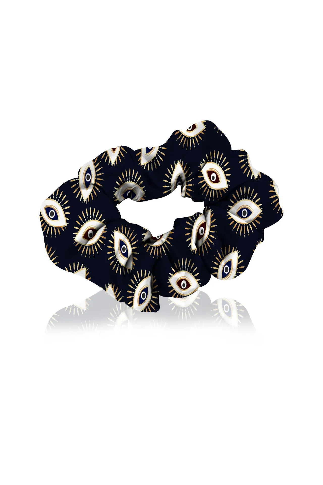 Evil Eye Printed Hair Scrunchies