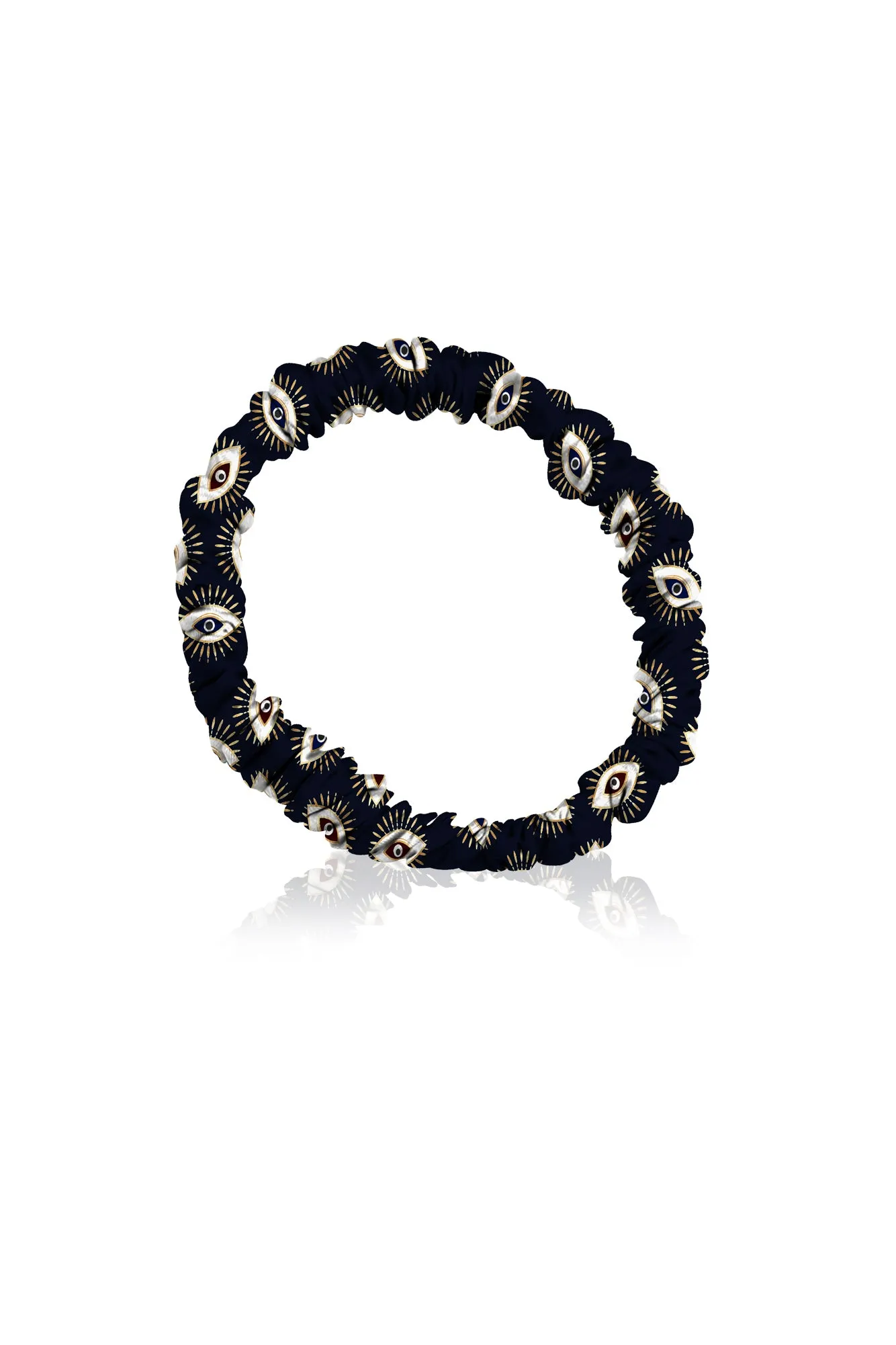 Evil Eye Printed Hair Scrunchies