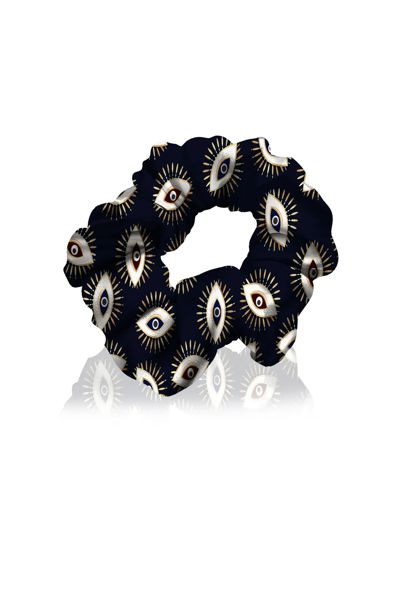 Evil Eye Printed Hair Scrunchies