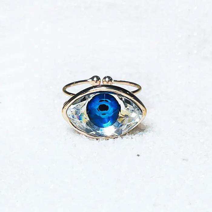 Evil Eye Swarovski Ring