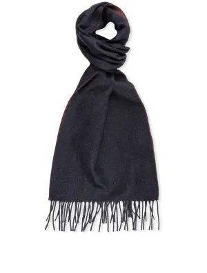 Exclusive Cashmere & Silk Scarf Navy