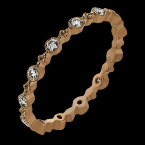 ZR1993-R Right Hand Ring in 14k Gold with Diamonds Comfortable Symbol Beautiful Craft