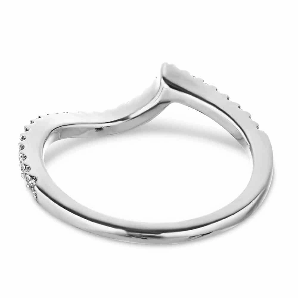 Madison 1/4 ctw Round Lab Grown Diamond Shared Prong Curved Band Gift Ready Style Neat Finish