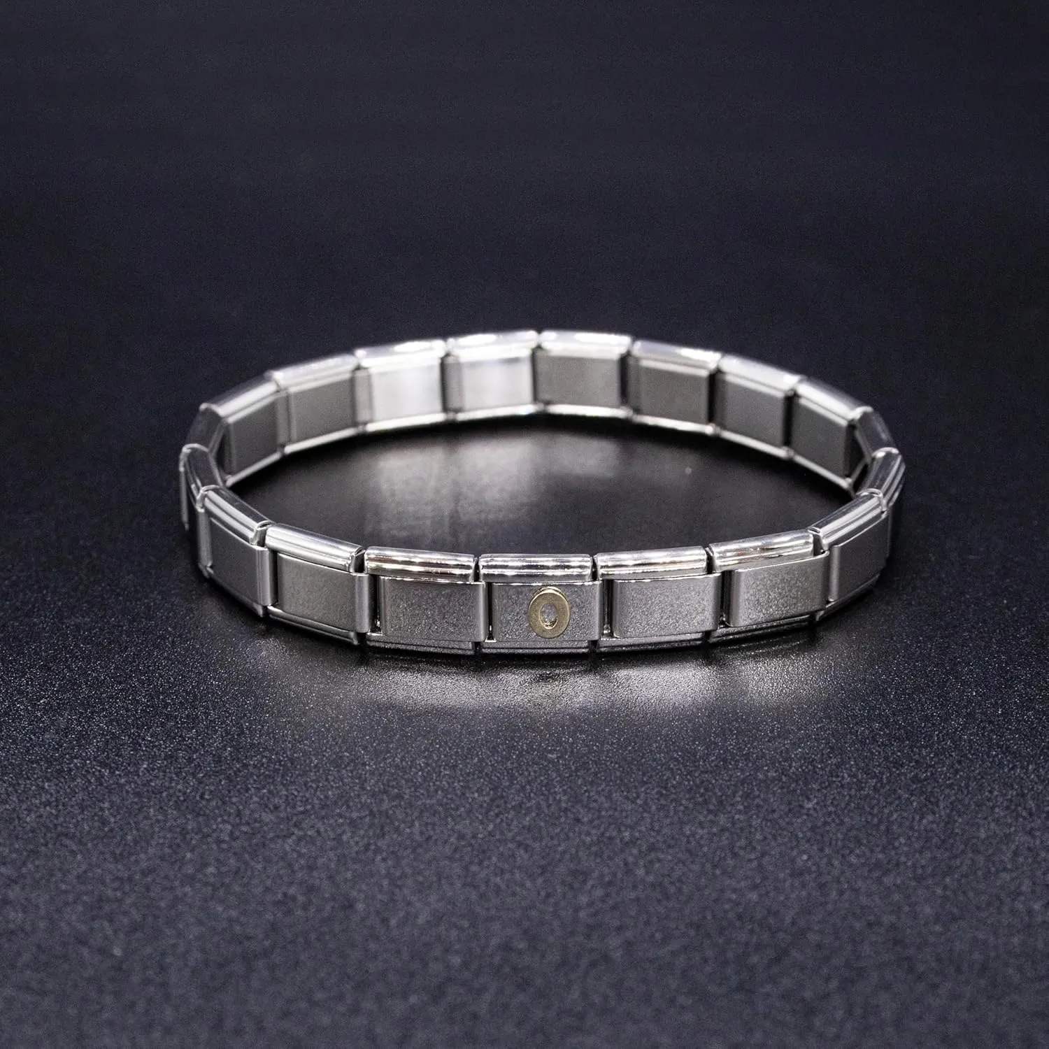 Fablinks Italian Charm Number, 9mm Gold Bracelet Link Charms Jewelry for Women, Stainless Steel Numbers Bracelets Links for Men