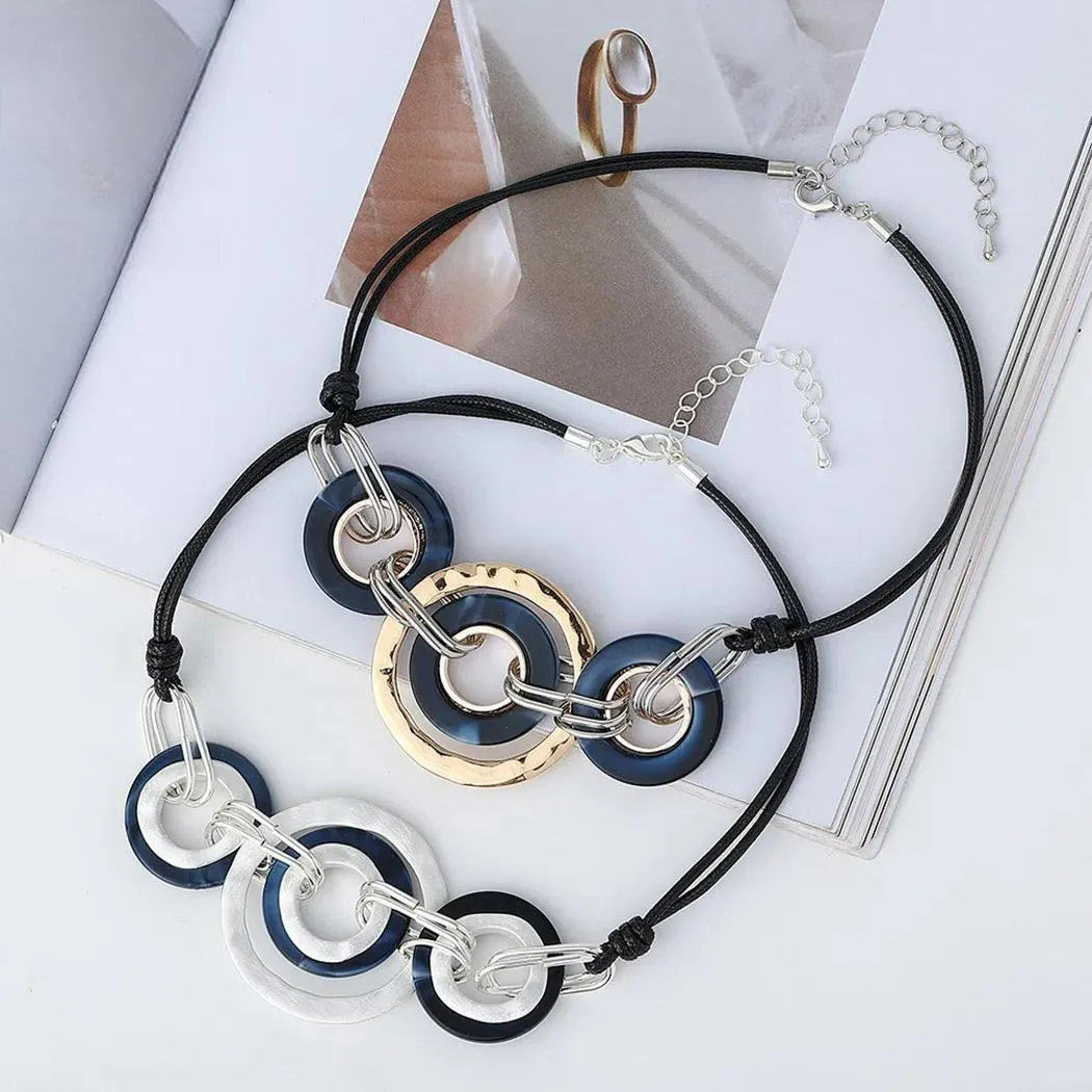 Fashion Chokers Statement Necklace&Pendant Gold Color Silver Color Jewelry on the Neck for Women