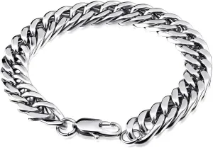 Fashion Stainless Steel Bracelets Bangles,Punk Chain Charm Bracelet for Men