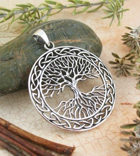 Majestic Tree of Life Medallion Pendant Birthday Accent Chic Design