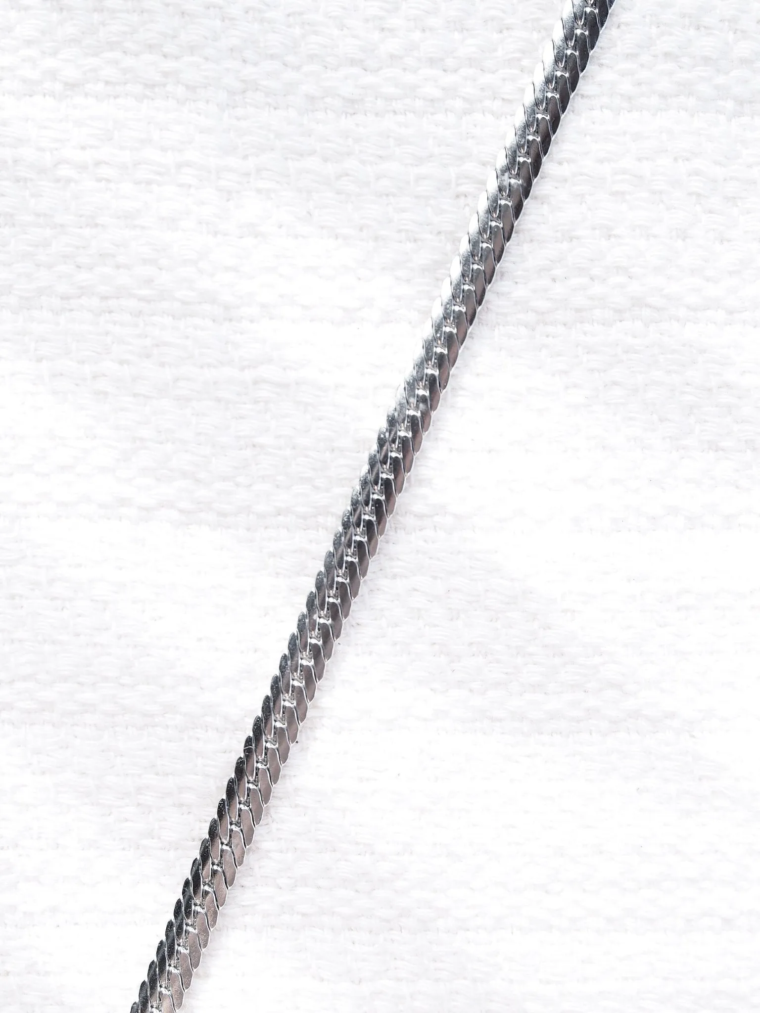 Flat Woven Men's Stainless Steel Bracelet - Aoloa