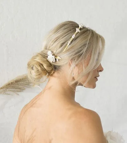 floral hair pin set of 2- BELINA- 24011