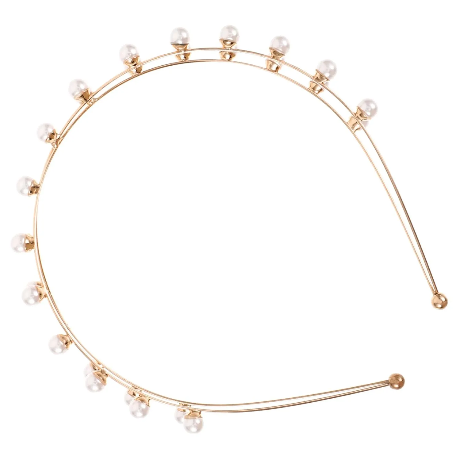 Flower Headband Pearl Women's Headband Pearl for Wedding Party Elegant Hair Accessory