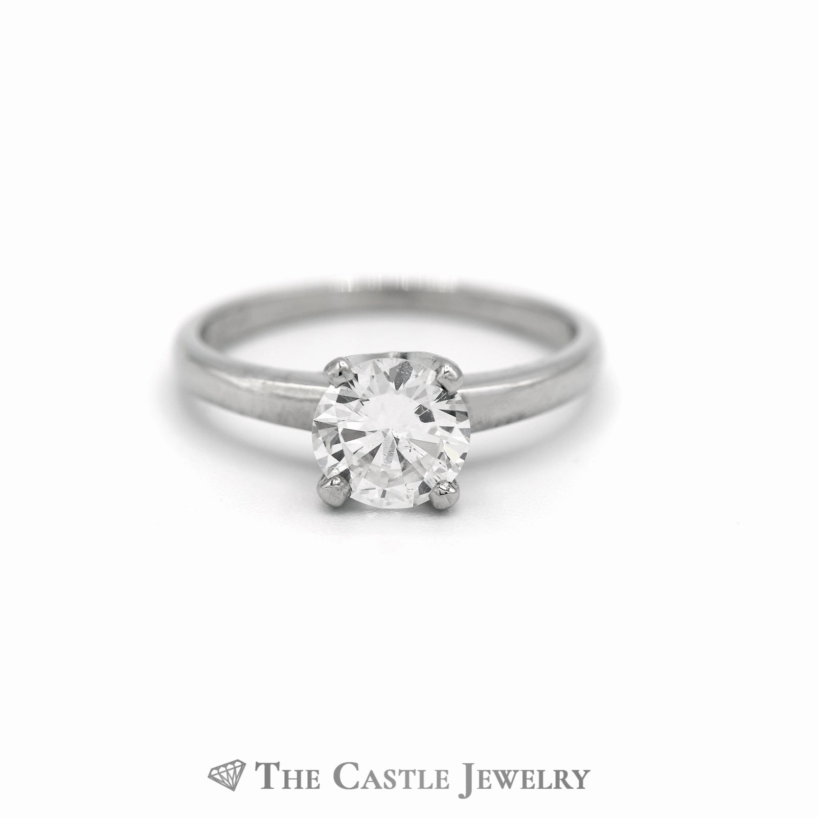 1.02ct Round Brilliant Cut Diamond Solitaire Engagement Ring Artistic Craft Spring Present