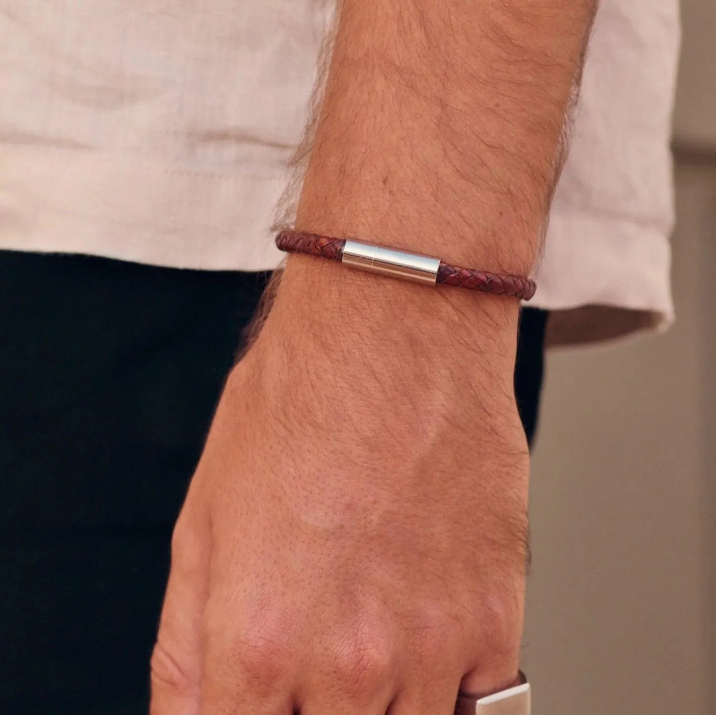 Franky Bracelet Tan Leather