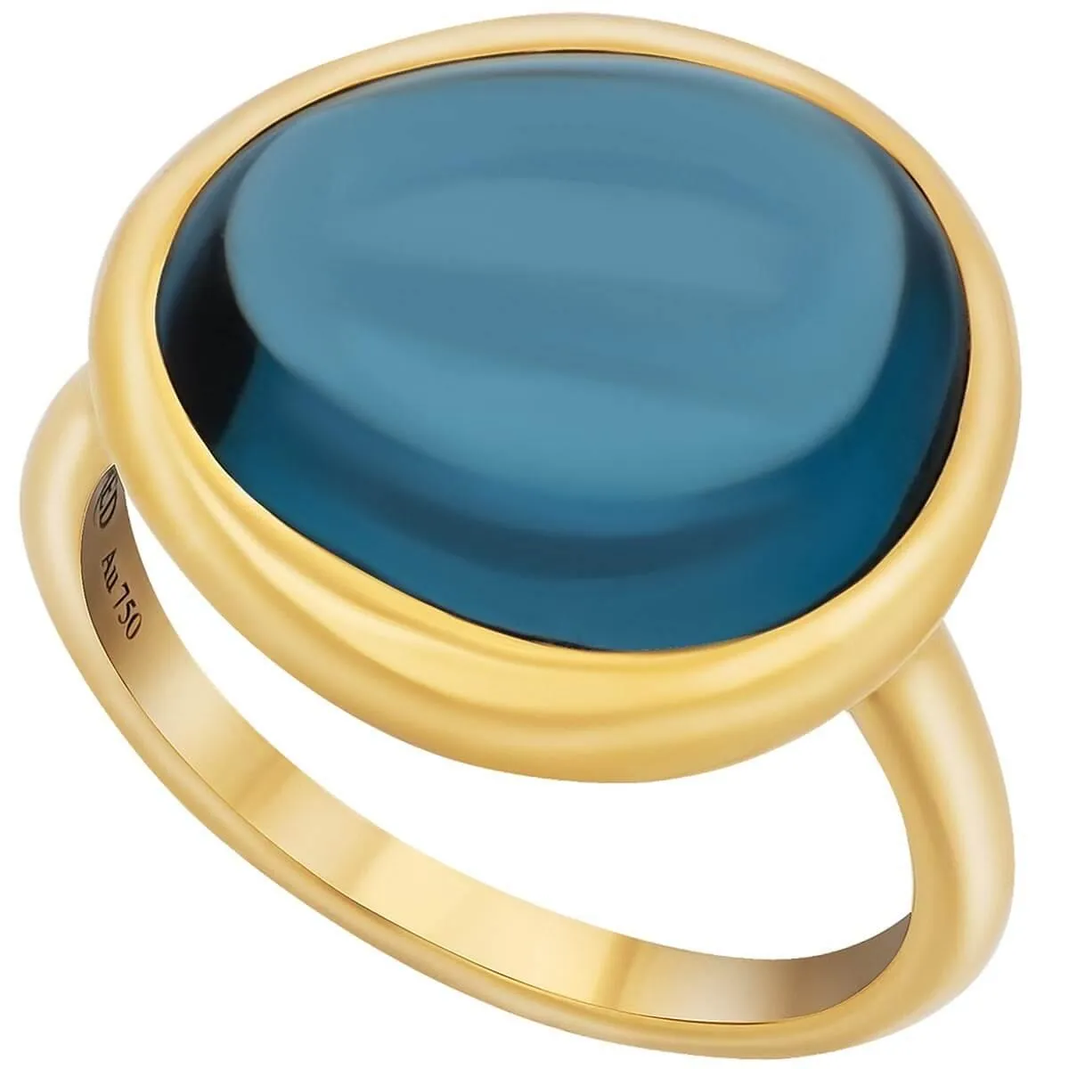 Fred of Paris Women's Ring - Belles Rives Chrysoprase Gem, Size 4.5 | 4B0811-048