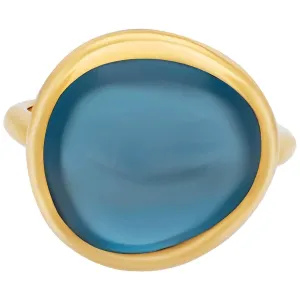 Fred of Paris Women's Ring - Belles Rives Chrysoprase Gem, Size 4.5 | 4B0811-048