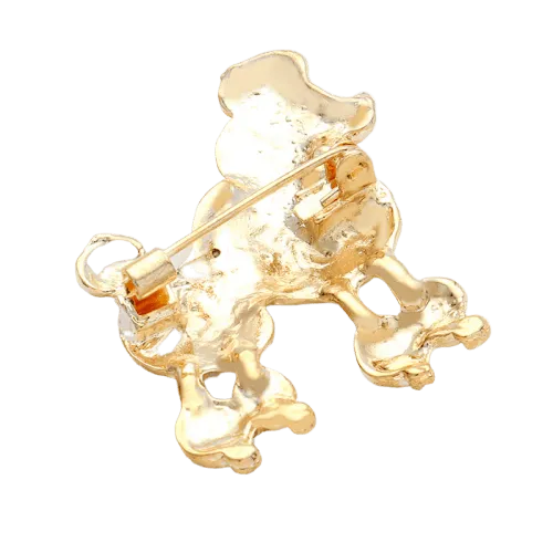 French Poodle Brooch