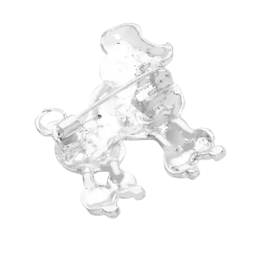 French Poodle Brooch