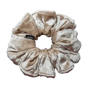 French Vanilla Velvet Scrunchie