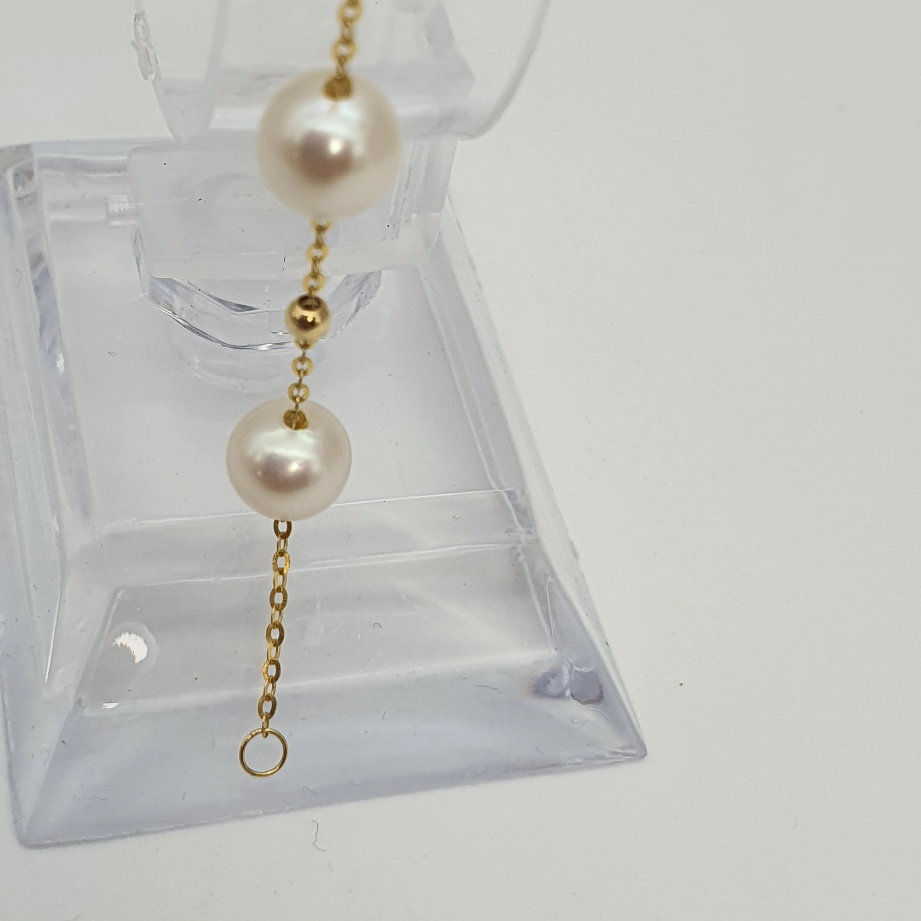 Freshwater Cultured Pearl Bracelet, 18K Yellow Gold