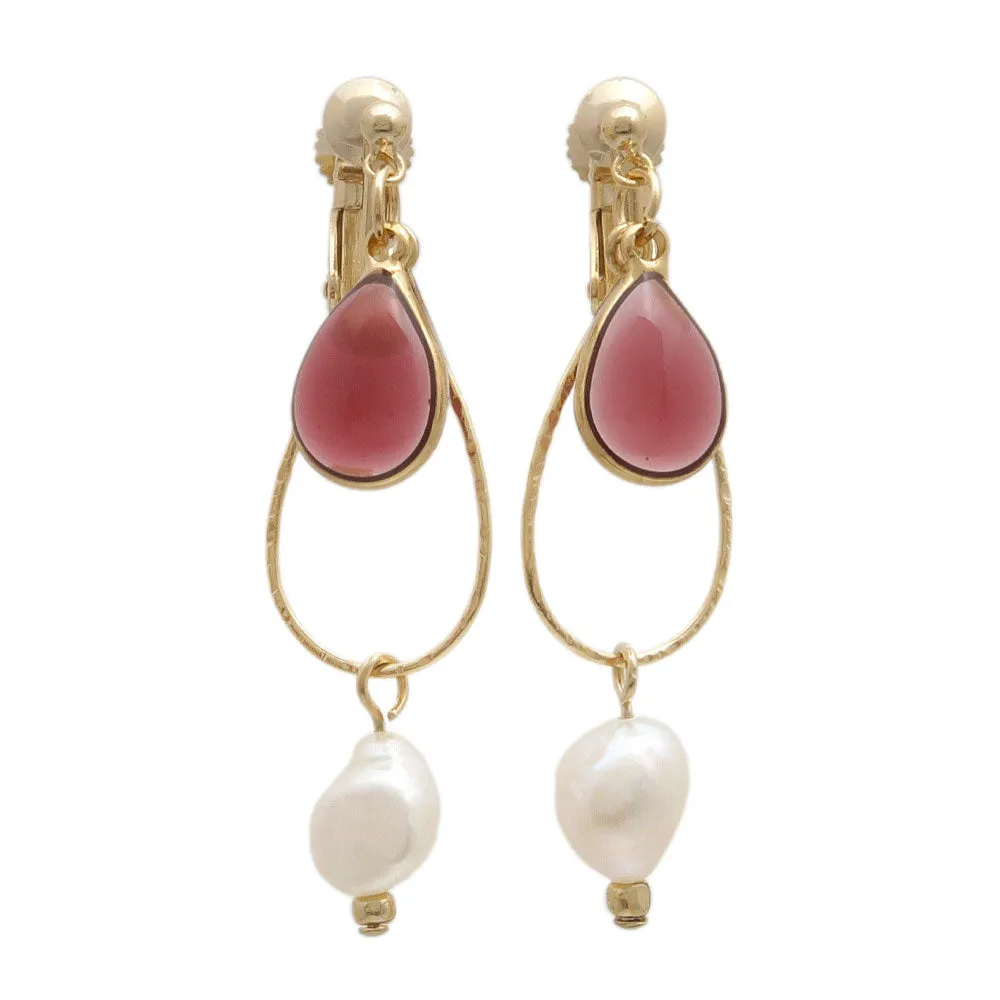 Freshwater Pearl Multi Drop Clip Ons