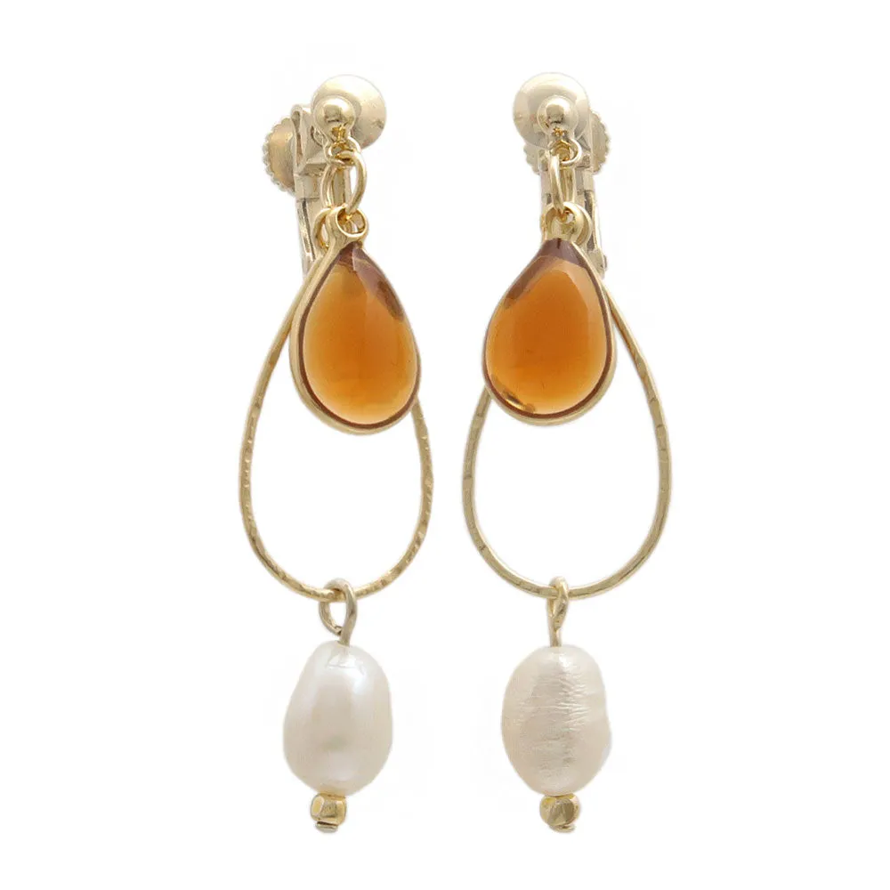 Freshwater Pearl Multi Drop Clip Ons