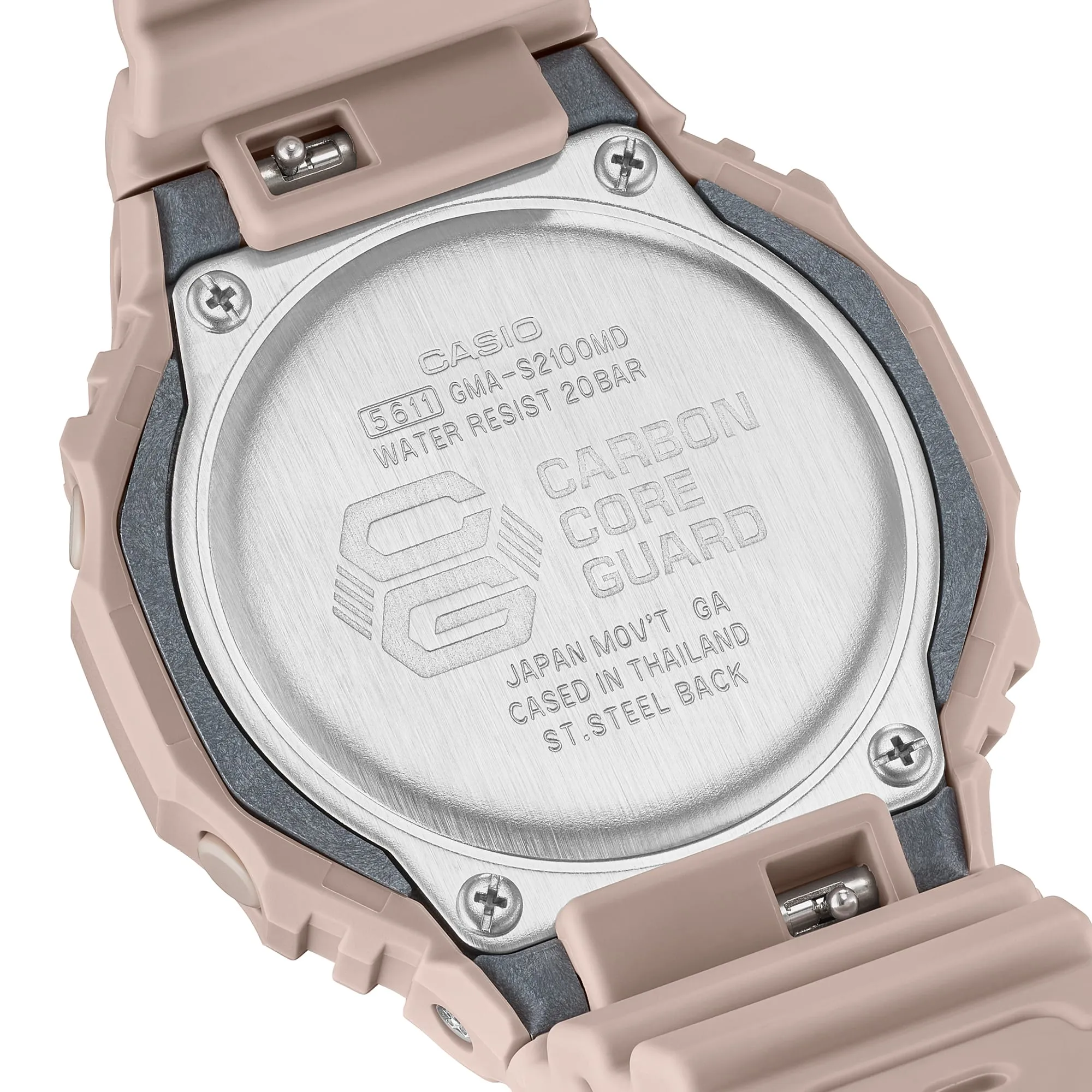G-Shock Analog Digital DUO Mid Pink Resin Band Watch GMAS2100MD-4A