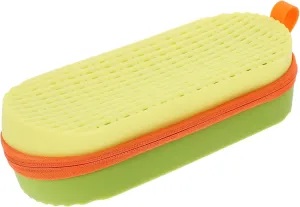 GALPADA Swimming Goggle Case Soft Goggle Box with Drain Hole Stylish Lemon Design for Organized Storage Scratch Protection for Travel and Daily Use
