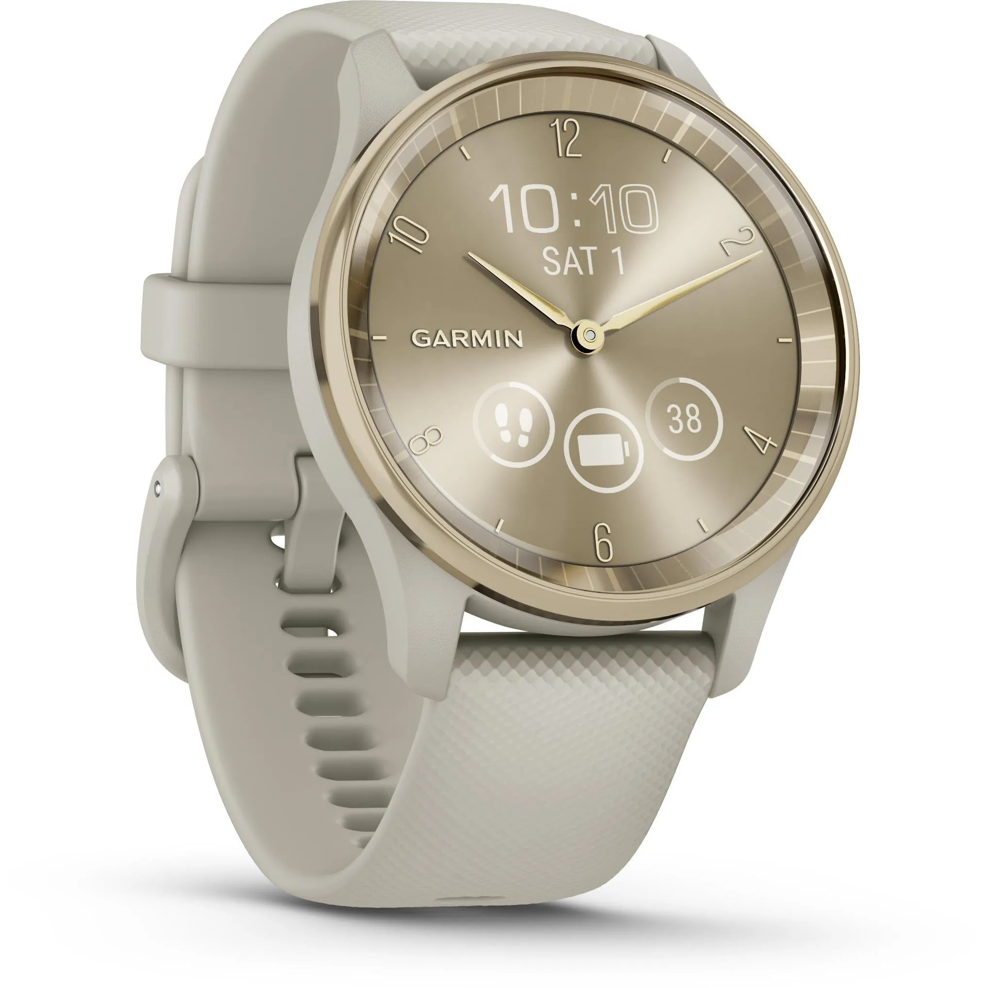 Garmin Vivomove Trend Smart Watch (Cream Gold)