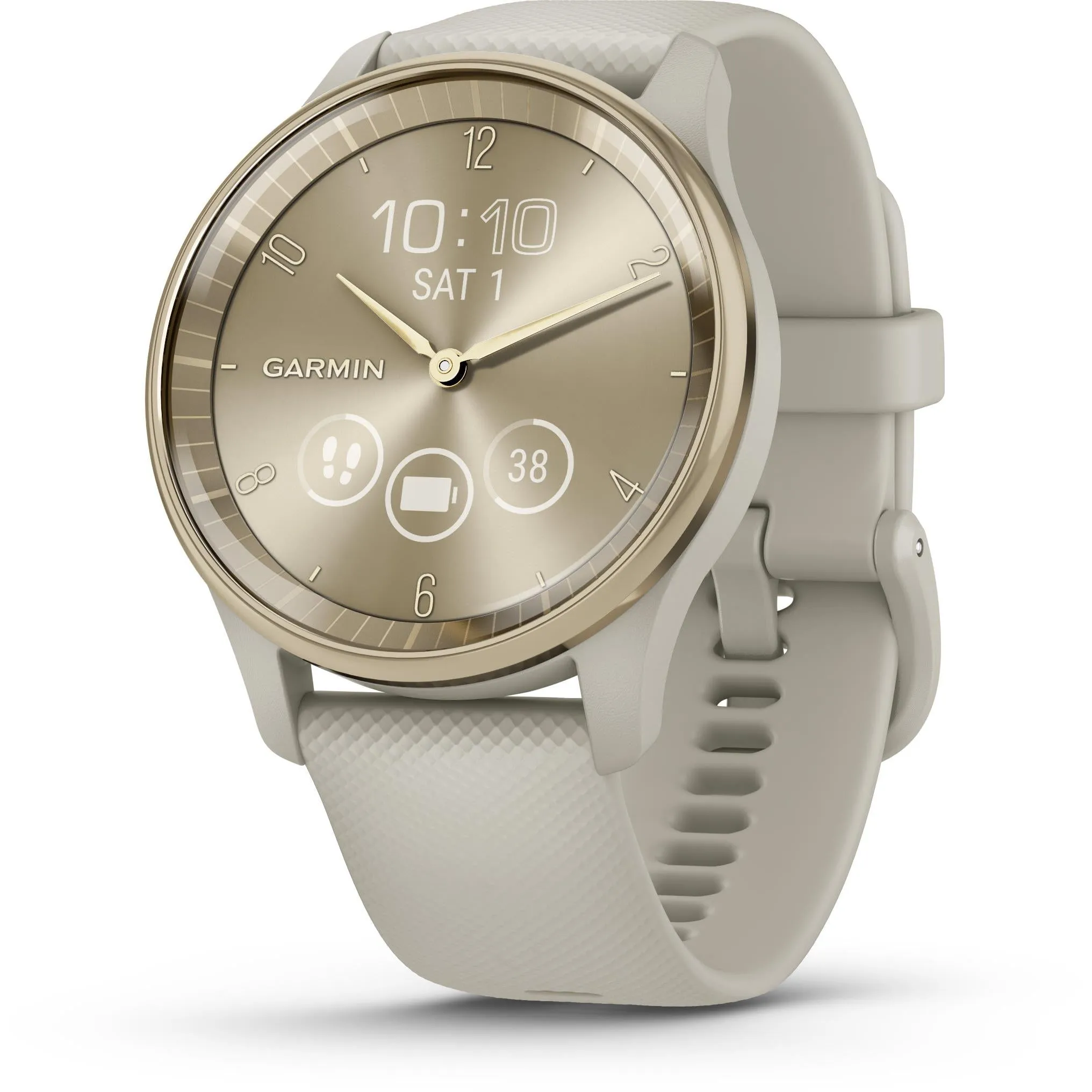 Garmin Vivomove Trend Smart Watch (Cream Gold)