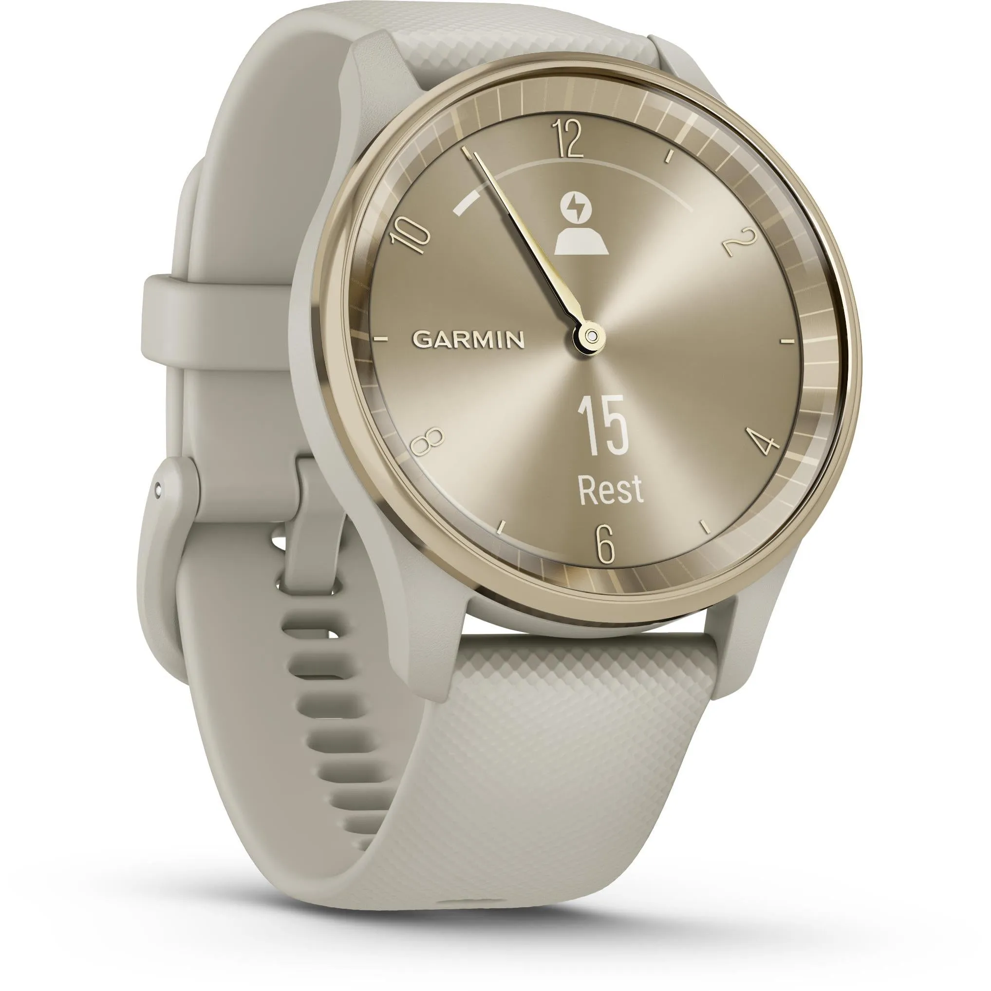 Garmin Vivomove Trend Smart Watch (Cream Gold)
