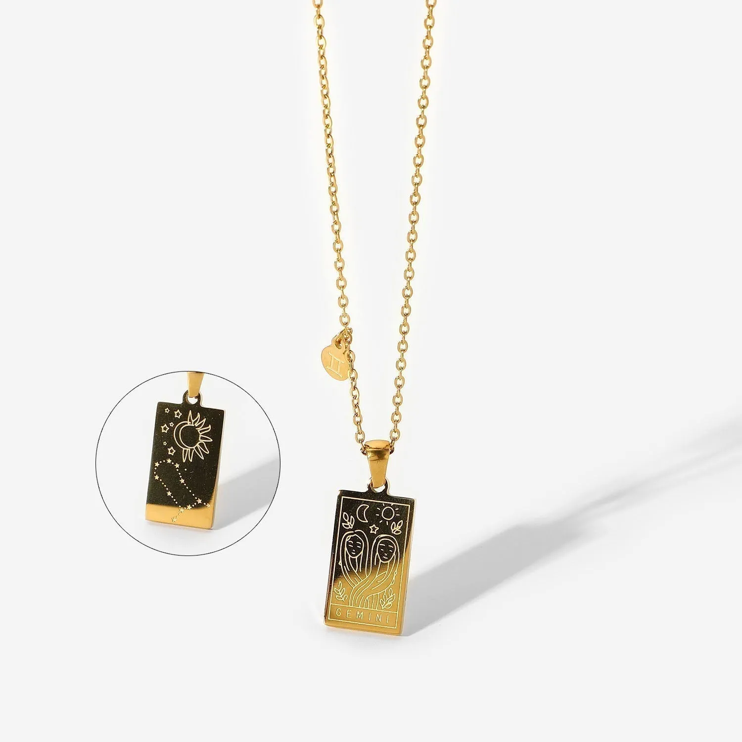 Gemini Pendant Necklace