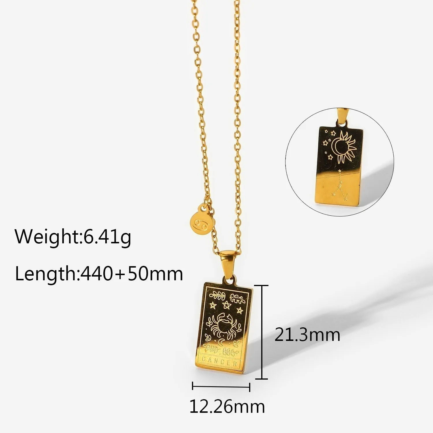 Gemini Pendant Necklace