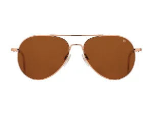 General Rose Gold Brown Glass Lens