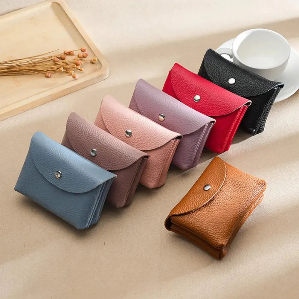 Genuine Leather Small Wallet cardholder & Coin Purse