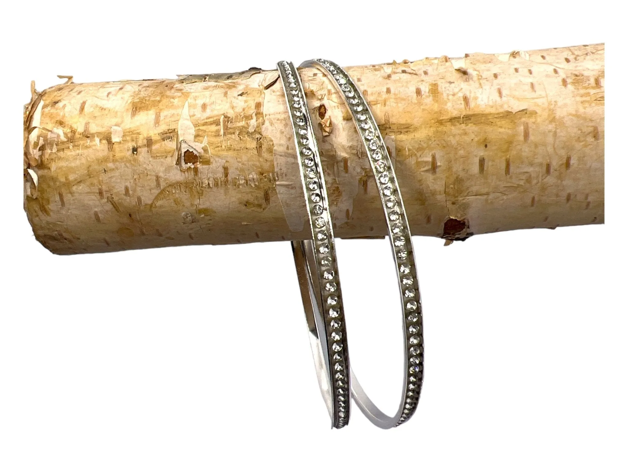 Glam 4” Rhinestone Hoops