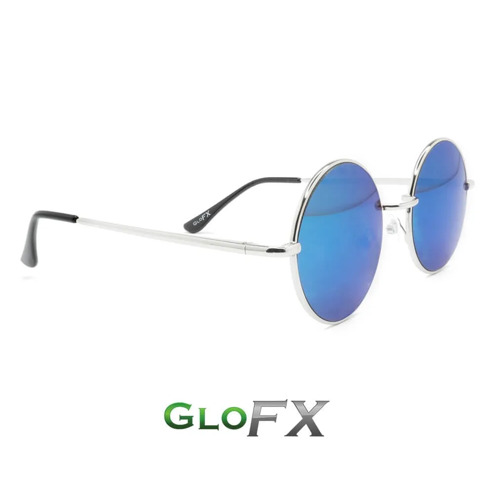 GloFX Imagine Diffraction Glasses - Blue Mirror