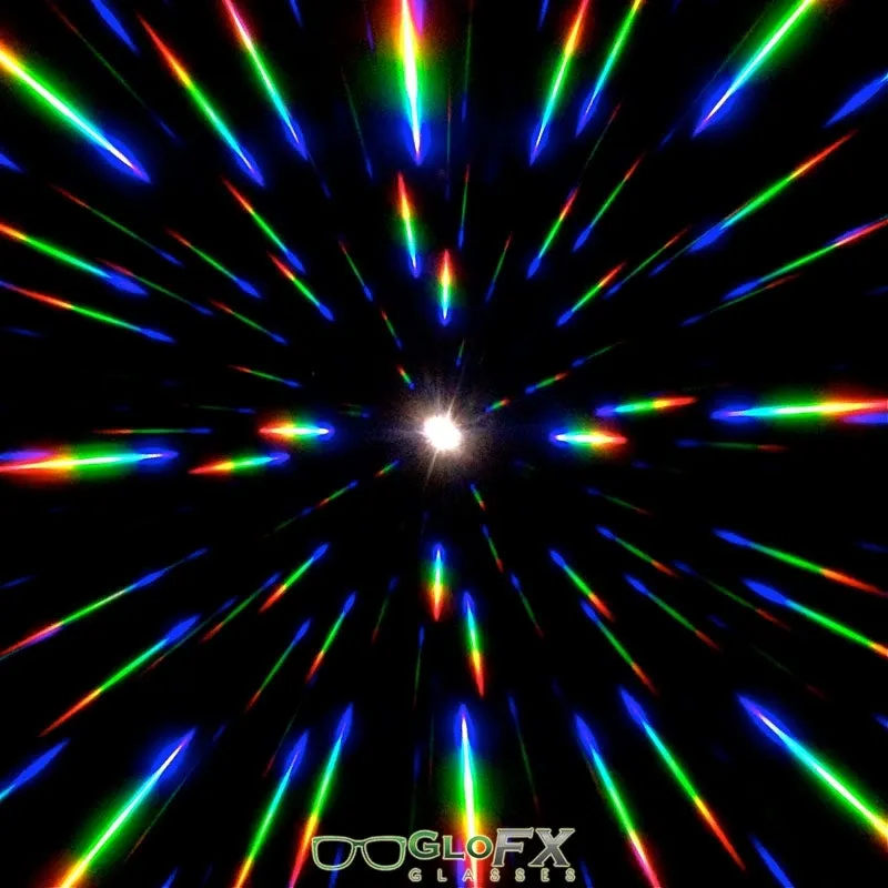 GloFX Imagine Diffraction Glasses - Blue Mirror