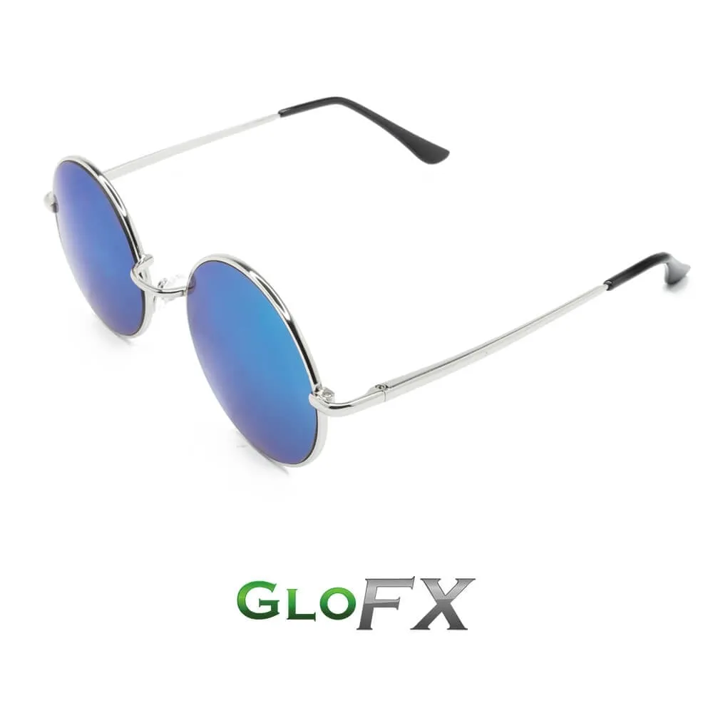 GloFX Imagine Diffraction Glasses - Blue Mirror
