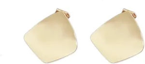 Gold Color Geometric Irregular Clip Earrings for Women Non Pierced Geometric Jewelry Metal Ear Cuff Earring Accessories