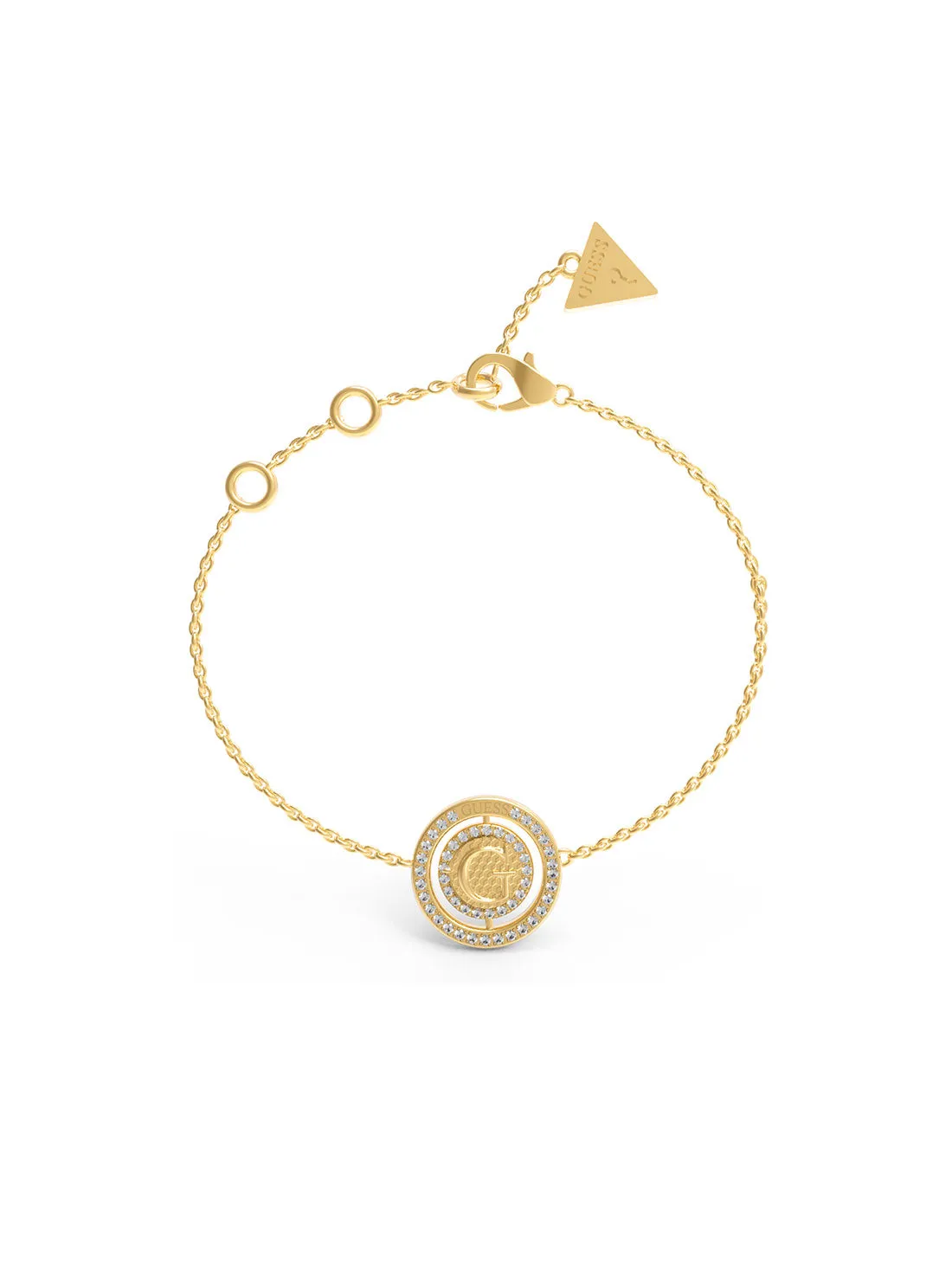 Gold Crystal Eternelle Coin Bracelet