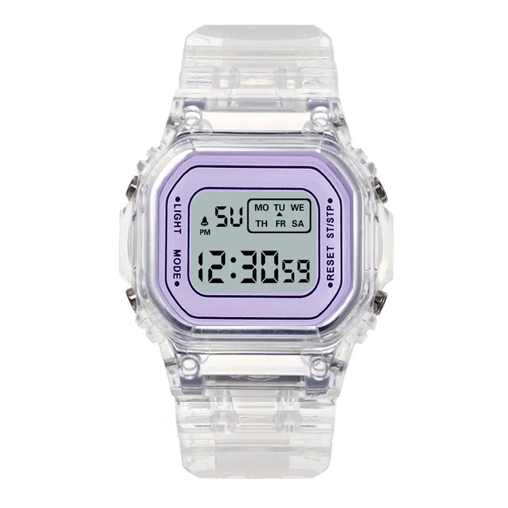 Gold Digital Sport Watch for Men & Women