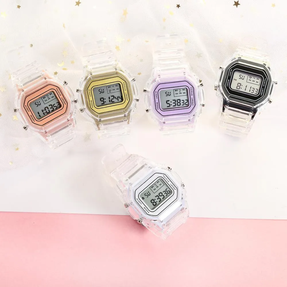 Gold Digital Sport Watch for Men & Women