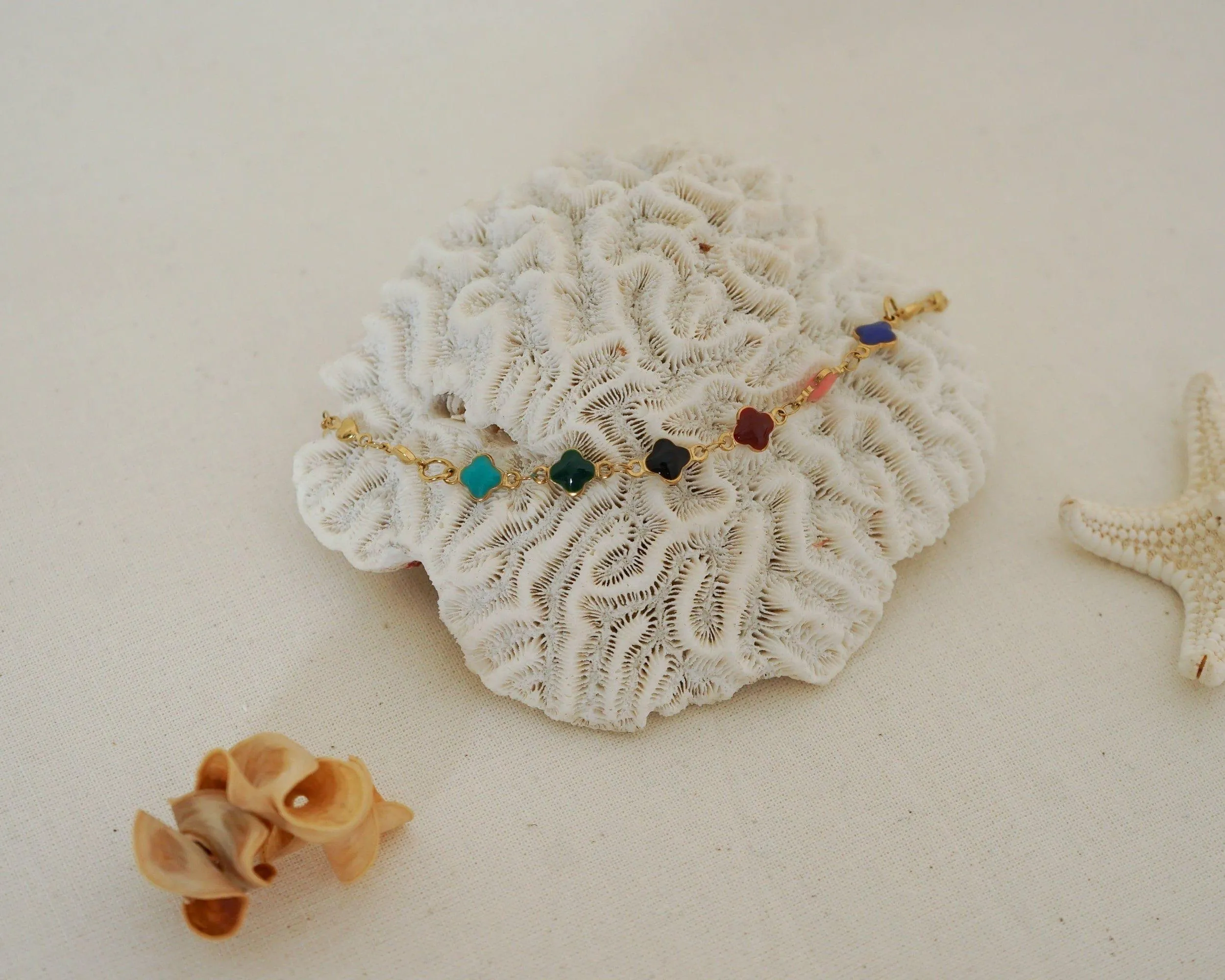 Gold Evil Eye Anklet