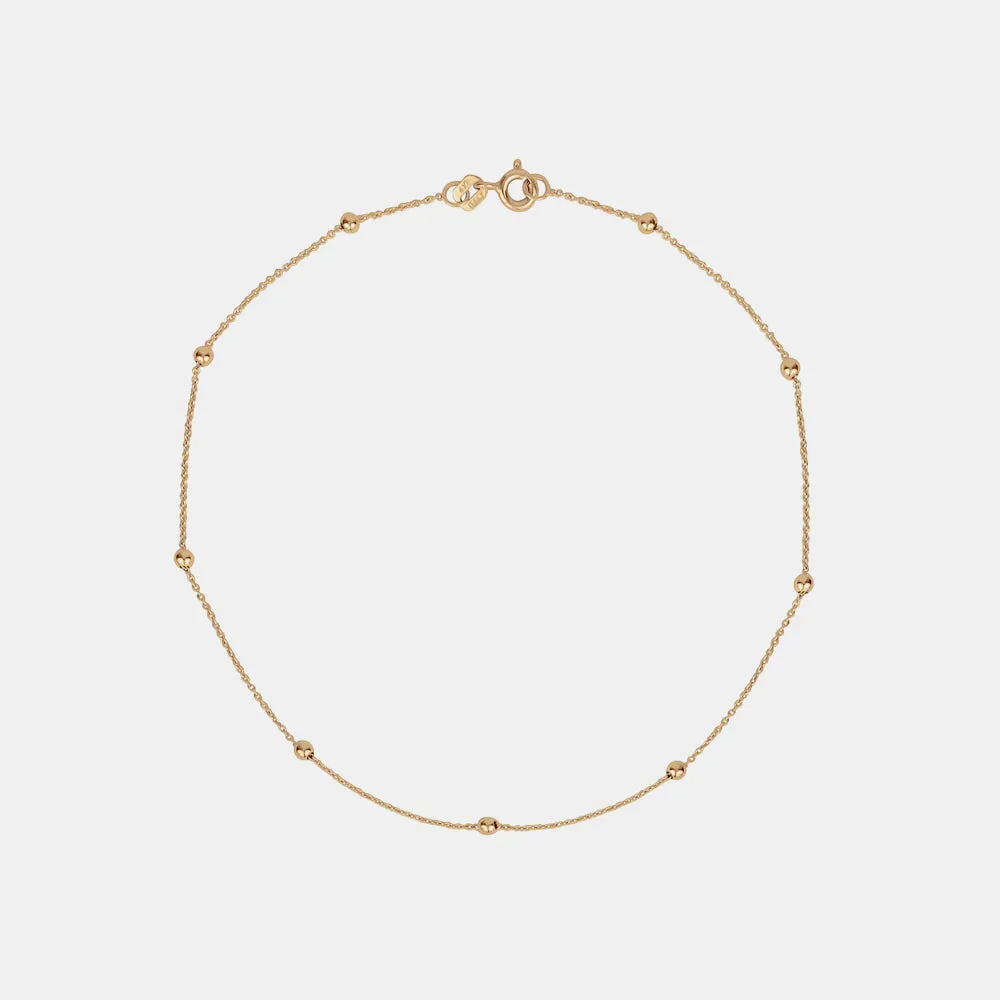 Gold Station Anklet