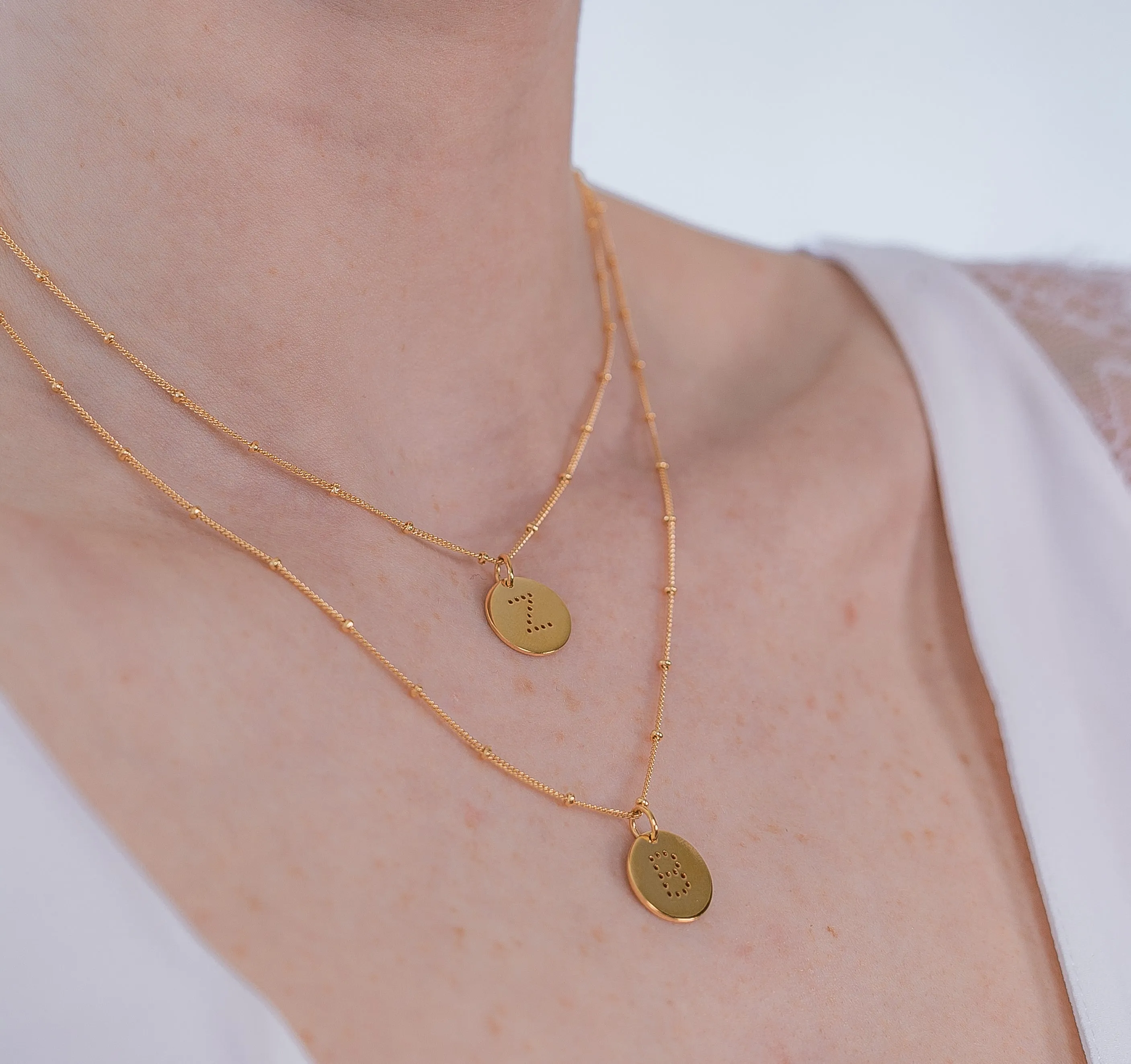 Gold Vermeil Alphabet G Necklace