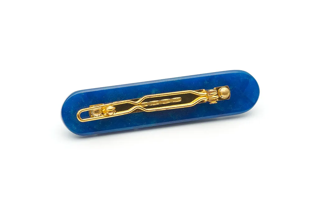 Golden Ink Fakelite Hair Barette