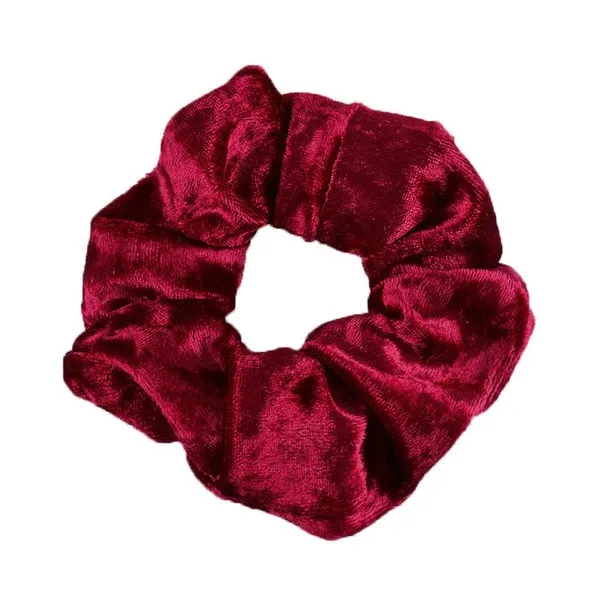 Golden velvet large intestine Hair Scrunchies JDC-HS-K039