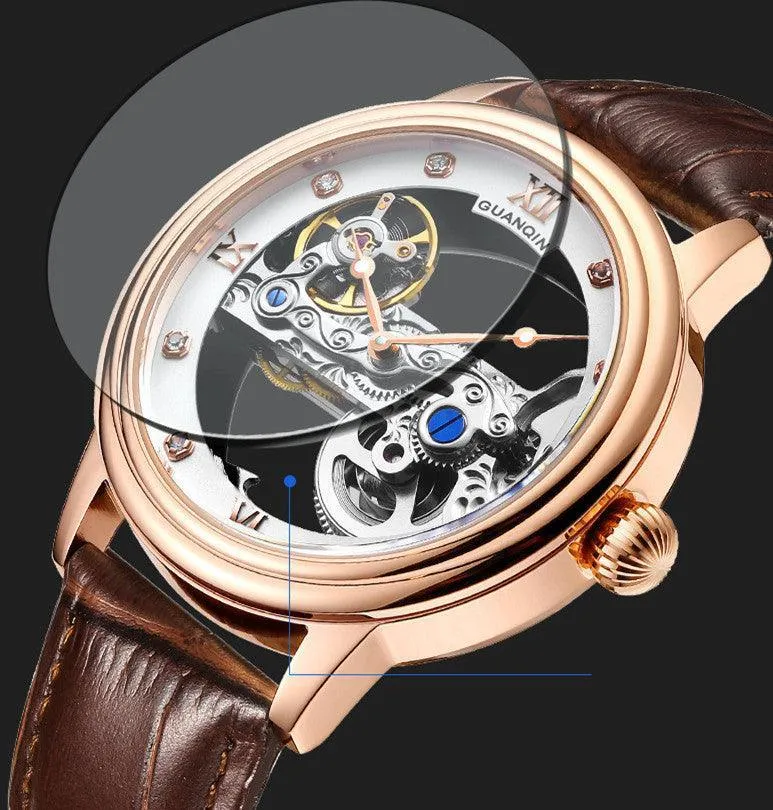 GuanQin Male Automatic Mechanical Watch - Classic Design & Precision